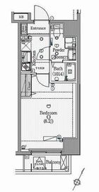 芝浦ベイヒルズ 7階 間取り図