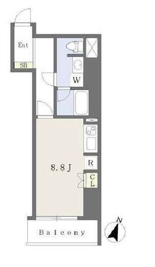 SS.FLAT神楽坂south 301 間取り図