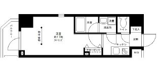 プライムアーバン白山 901 間取り図