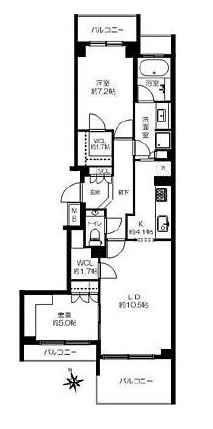 目白ガーデンヒルズ 8階 間取り図