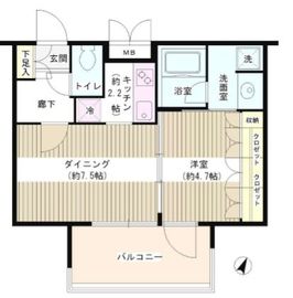 アゼリアテラス新宿 3階 間取り図