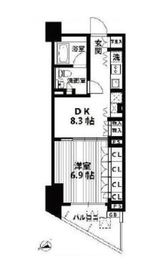 THE CONOE代官山 6階 間取り図