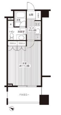 グランハイツ代々木 1005 間取り図