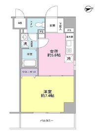 ヴェルデ東日本橋 701 間取り図