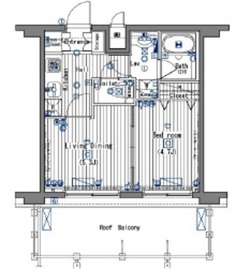 ガーラヒルズ目黒東山 4階 間取り図