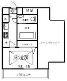 ファミール高輪アンシェール 4階 間取り図