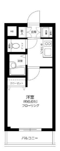 ベルファース渋谷 602 間取り図