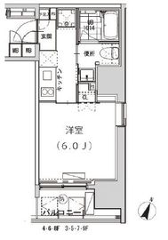 グランディオール広尾テラス 706 間取り図