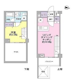 サンピエス桜新町 105 間取り図