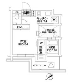 エルスタンザ代々木 409 間取り図