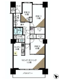 シティタワー品川 27階 間取り図