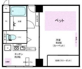 赤坂レジデンシャルホテル 5階 間取り図