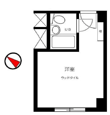 赤坂レジデンシャルホテル 5階 間取り図