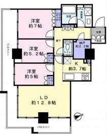 ザ・山王タワー 4階 間取り図