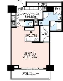 ベイシティ晴海スカイリンクタワー 46階 間取り図