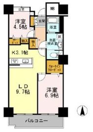 品川シーサイドビュータワー1 1709 間取り図