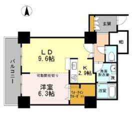 品川シーサイドビュータワー1 1314 間取り図