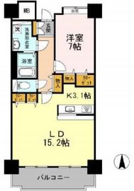 品川シーサイドビュータワー1 1511 間取り図