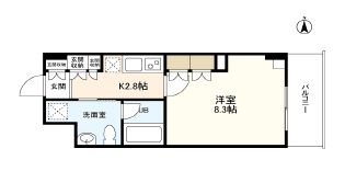 恵比寿三田レジデンス 305 間取り図