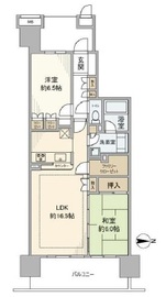 品川シーサイドレジデンス 4階 間取り図