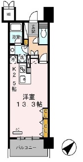 ロイヤルパークス豊洲 325 間取り図