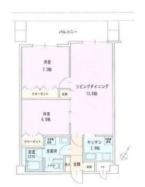 RBM東八重洲レジデンス 1202 間取り図