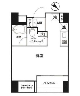 パークリュクス銀座mono 10階 間取り図