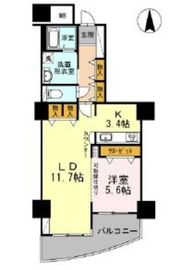 品川シーサイドビュータワー2 2502 間取り図