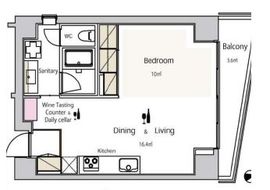 ワインアパートメント 3階 間取り図