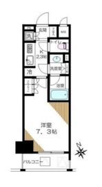 グランスイート東京 8階 間取り図