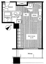 ザ・タワーグランディア 9階 間取り図