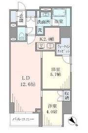 プランドール水天宮 1501 間取り図