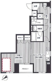 麻布イーストコア 604 間取り図