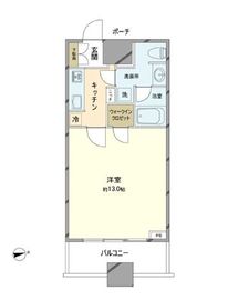 コンシェリア西新宿タワーズウエスト 9階 間取り図