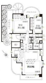 ガーデンハウス富ヶ谷 7階 間取り図