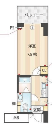 MFPRコート木場公園 215 間取り図