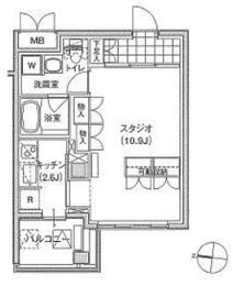 ブリリアイスト東雲キャナルコート 335 間取り図