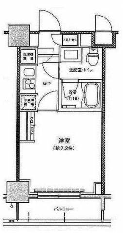 東急セットアップレジデンス恵比寿 905 間取り図
