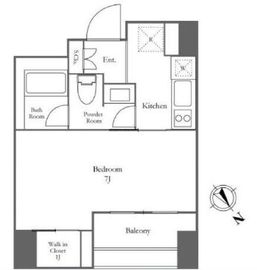 パークリュクス銀座mono 11階 間取り図