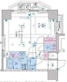 ジェノヴィア浅草駅前スカイガーデン 9階 間取り図