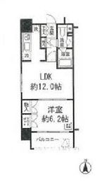 コンフォリア新宿御苑1 301 間取り図