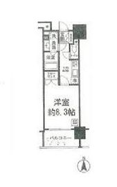 コンフォリア新宿御苑1 1402 間取り図