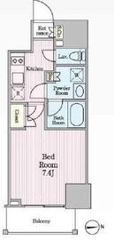 ディームス三田 202 間取り図