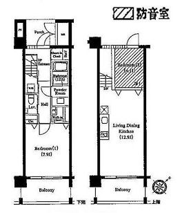 ラフィーヌ銀座 1116 間取り図