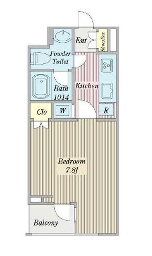 プロシード西新宿 704 間取り図