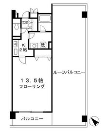 カナーリス月島 805 間取り図