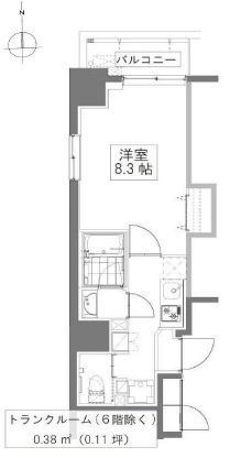 森下レジデンス壱番館 1001 間取り図