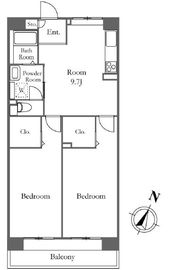 アクティ目黒駅前 1号棟 202 間取り図