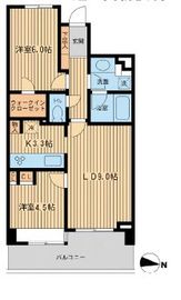 グランカーサ両国壱番館 704 間取り図