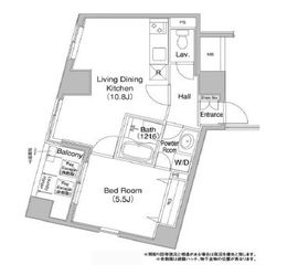 コンフォリア銀座イースト 701 間取り図